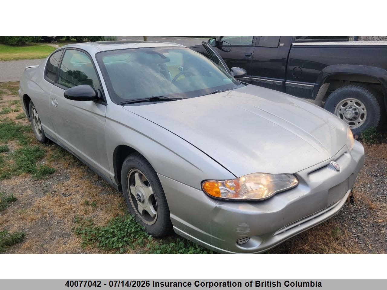 2G1WW12E559302817 · 2005 CHEVROLET MONTE CARLO LS