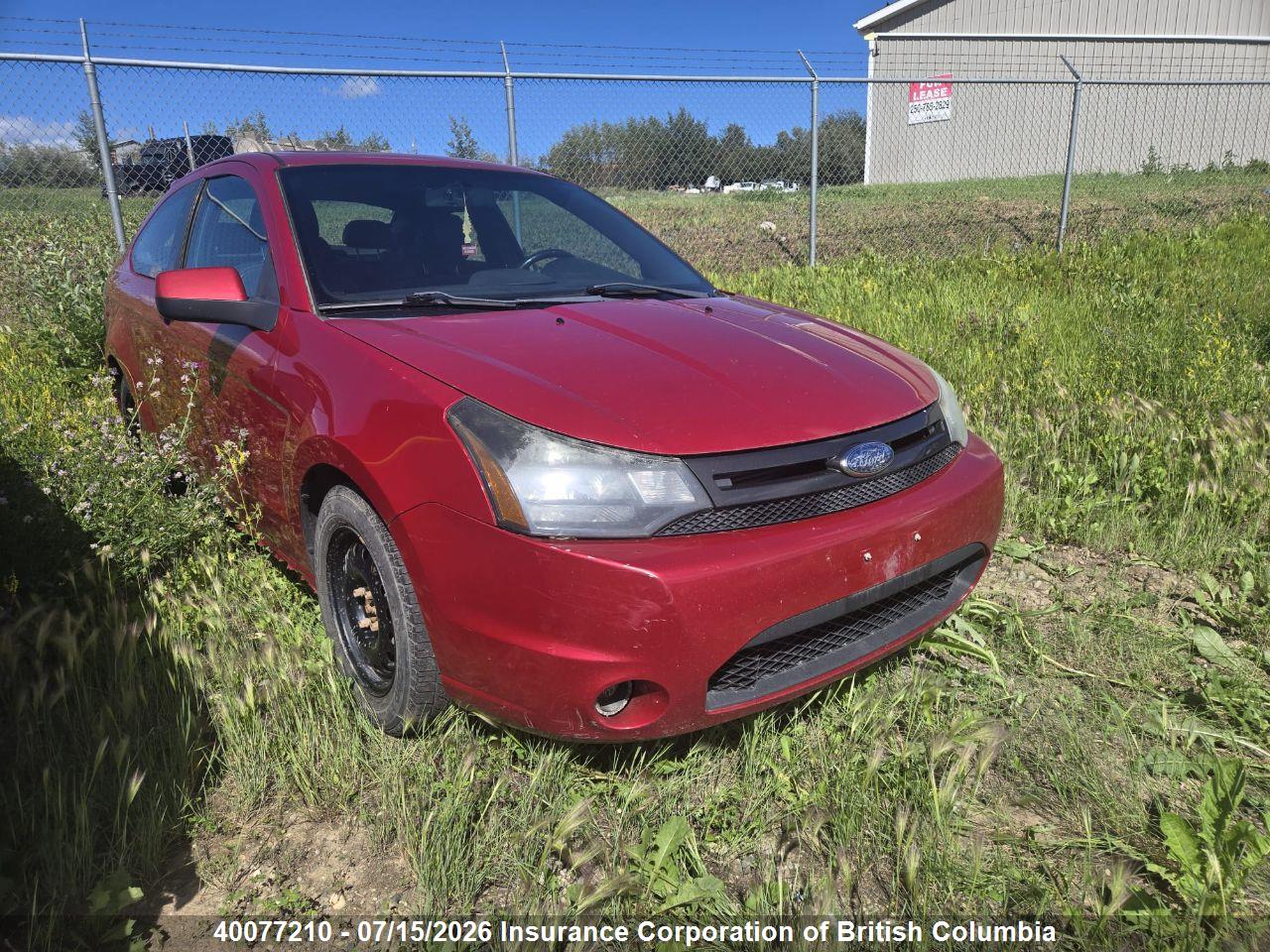 1FAHP33N79W181637 · 2009 FORD FOCUS