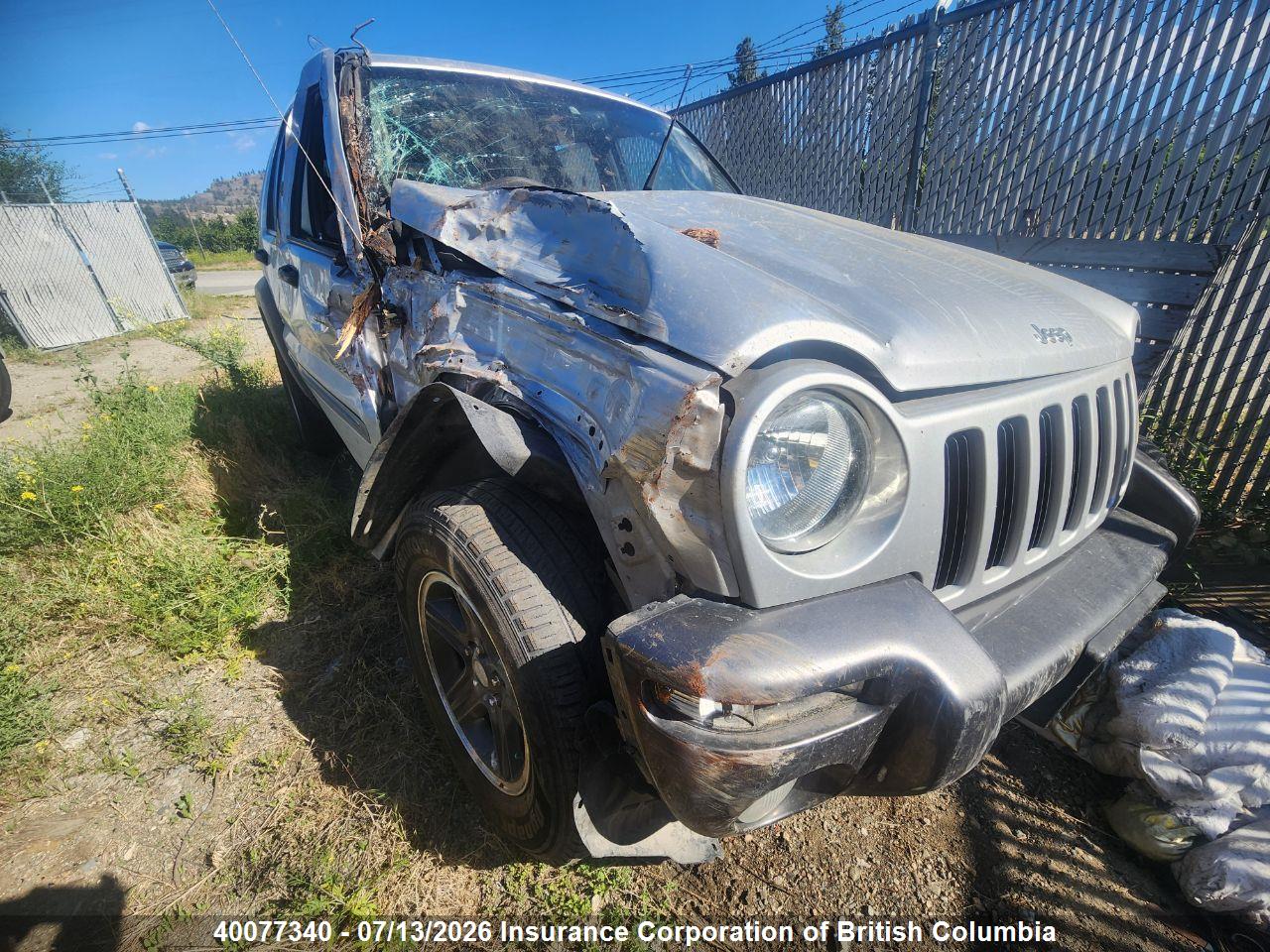 1J4GL48K34W163211 · 2004 JEEP LIBERTY SPORT