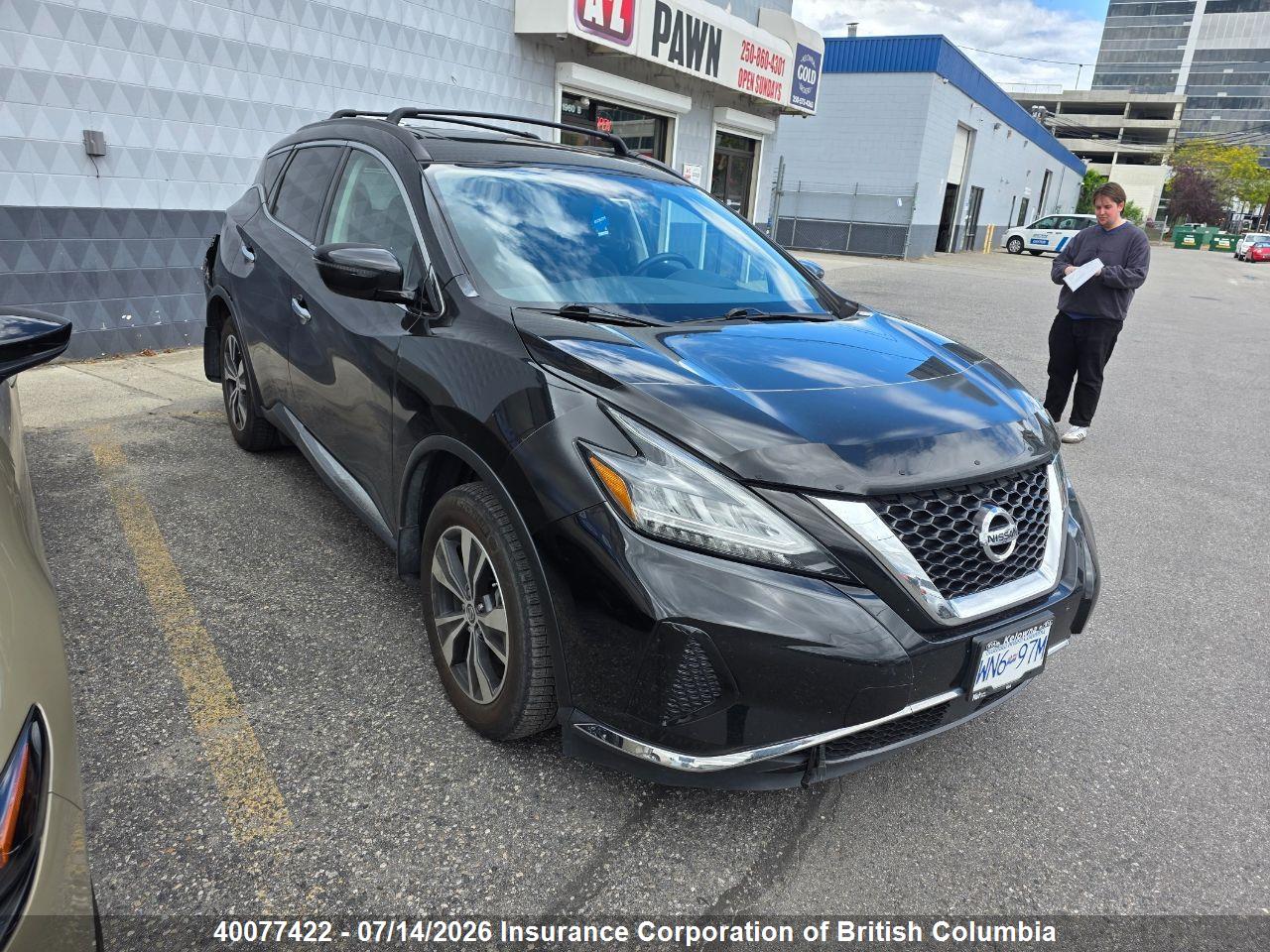 5N1AZ2MS4KN121861 · 2019 NISSAN MURANO S/SL/SV/PLATINUM