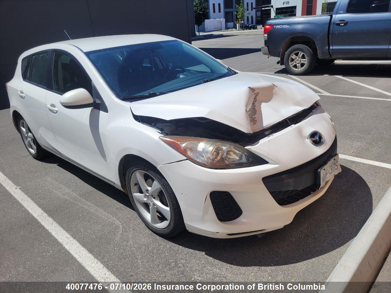 JM1BL1KFXD1762355 · 2013 MAZDA MAZDA3 GX