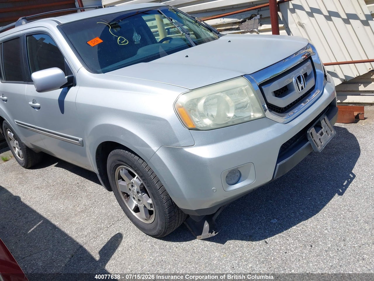 5FNYF489X9B500631 · 2009 HONDA PILOT TOURING