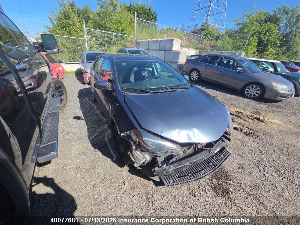 2T1BURHE2JC110007 · 2018 TOYOTA COROLLA L/LE/XLE/SE/XSE