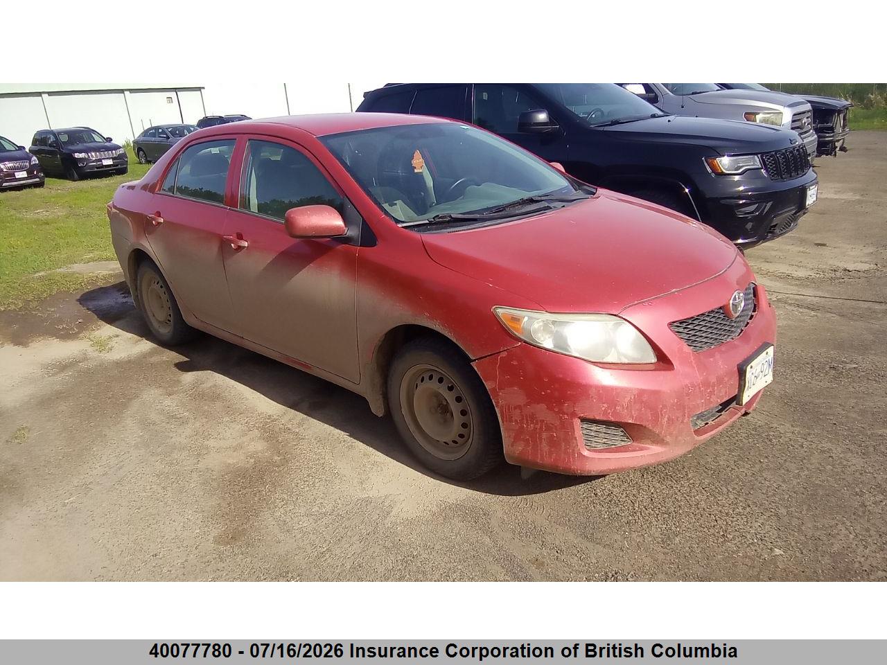 2T1BU40E59C057393 · 2009 TOYOTA COROLLA S/LE/XLE