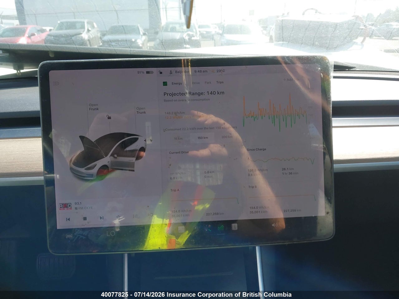 5YJ3E1EA7KF321902 · 2019 TESLA MODEL 3 · 7/23