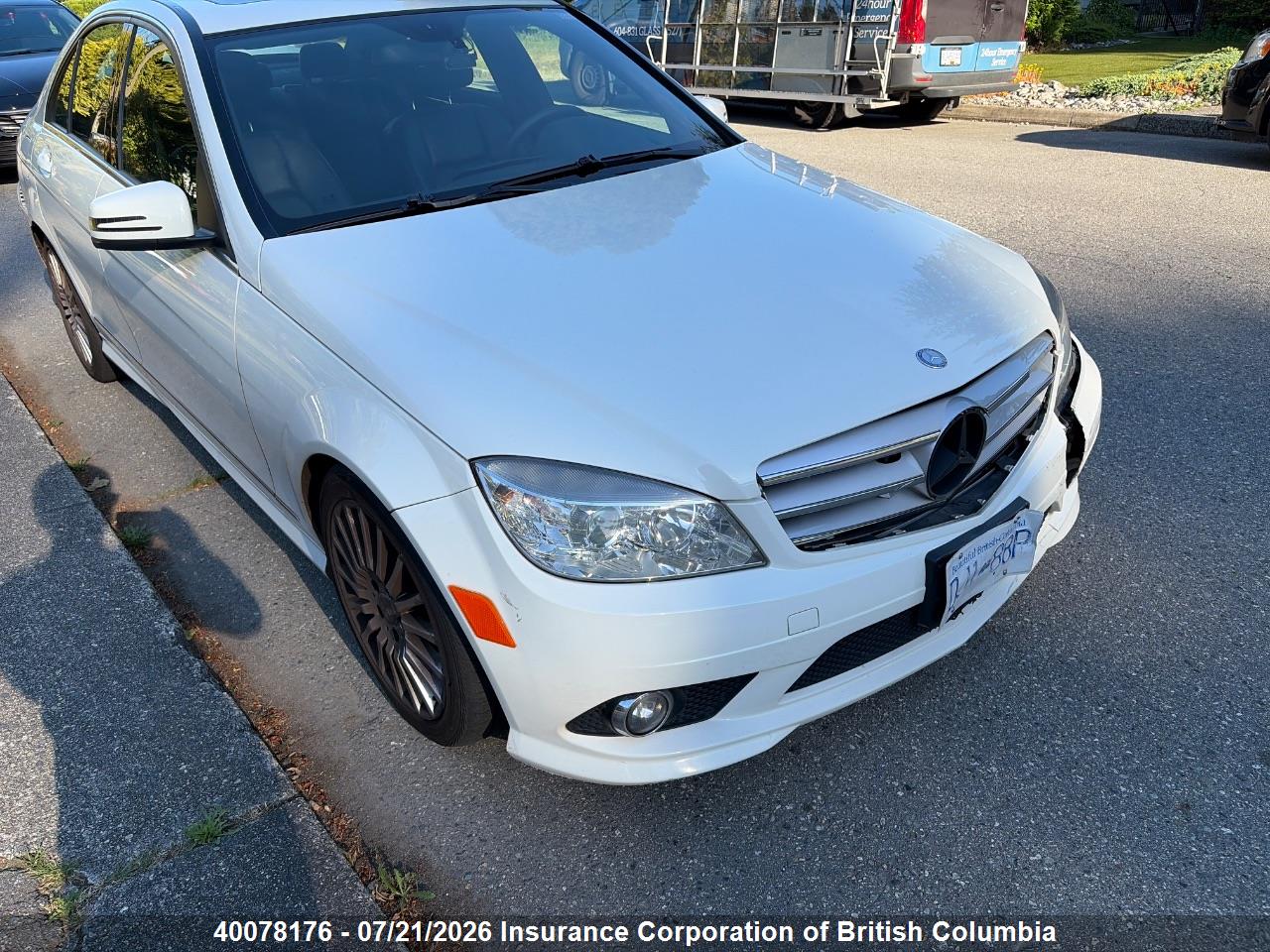 WDDGF8FB5AF405201 · 2010 MERCEDES BENZ C 250 4MATIC