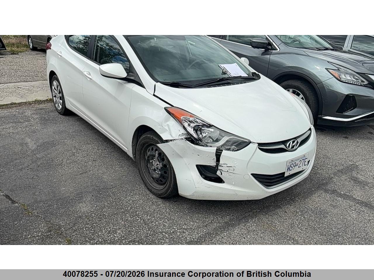 5NPDH4AE6BH041167 · 2011 HYUNDAI ELANTRA GLS/LIMITED