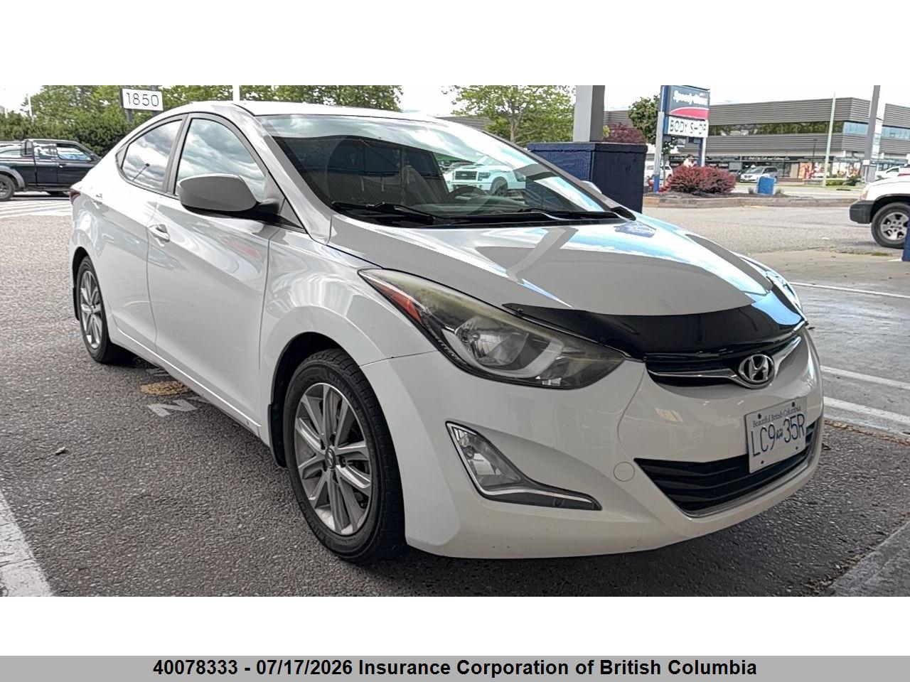 KMHDH4AE9GU509398 · 2016 HYUNDAI ELANTRA SE/SPORT/LIMITED
