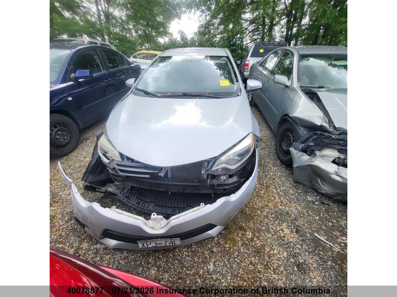 2T1BURHE1EC031837 · 2014 TOYOTA COROLLA L/LE/LE PLS/PRM/S/S PLS
