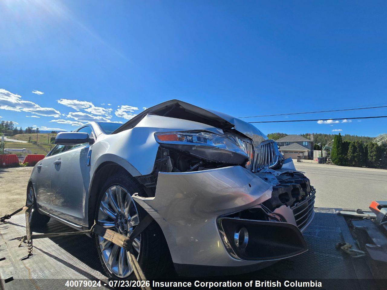 1LNHL9ERXAG604245 · 2010 LINCOLN MKS