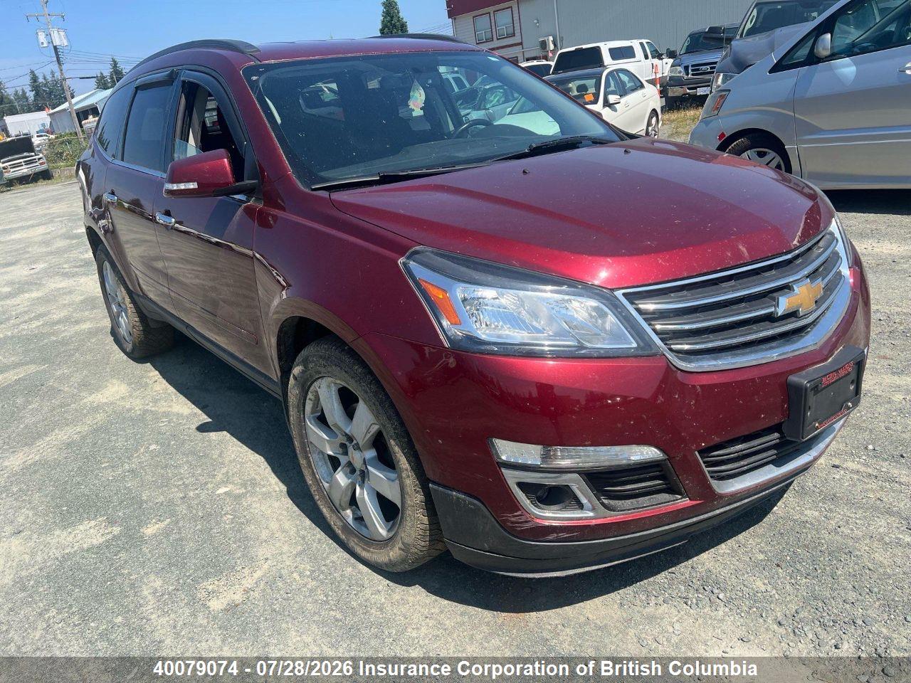 1GNKVGKD0HJ212123 · 2017 CHEVROLET TRAVERSE LT