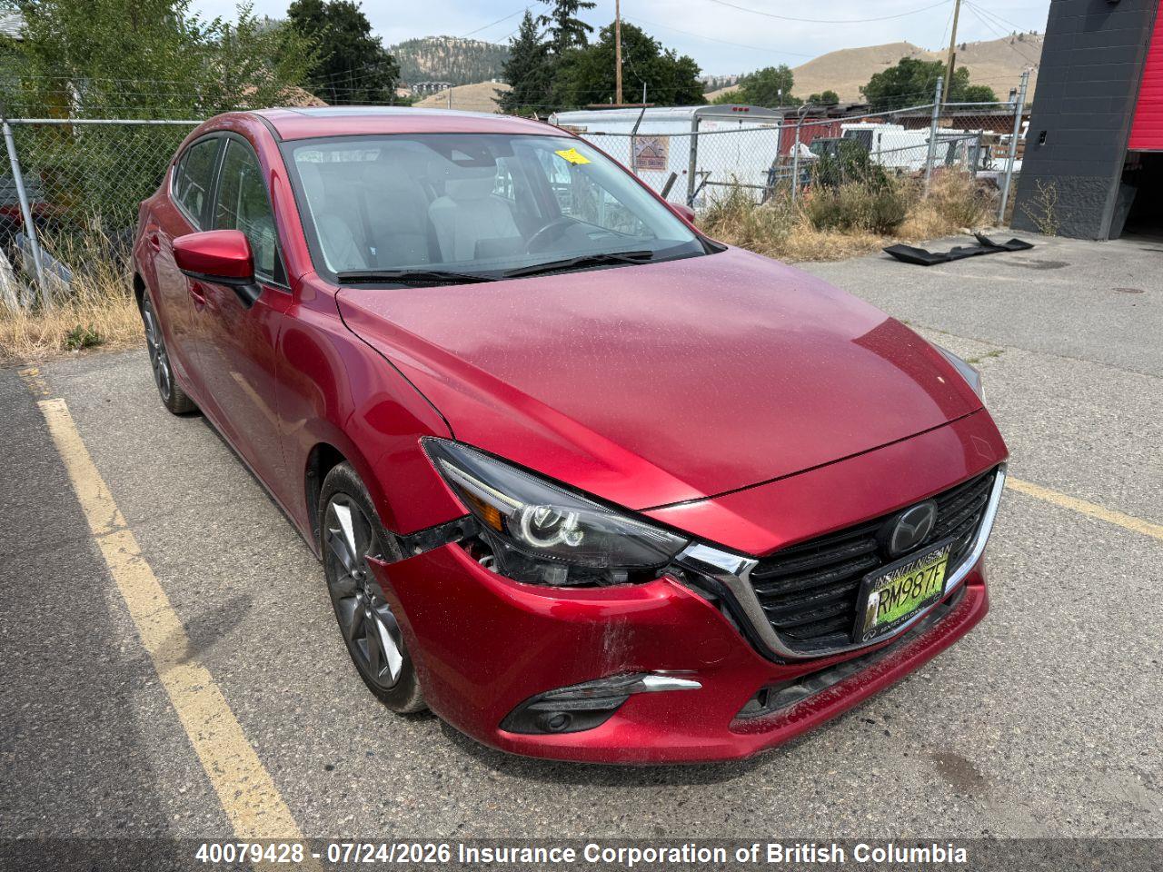 JM1BN1M39J1156151 · 2018 MAZDA MAZDA3 GT