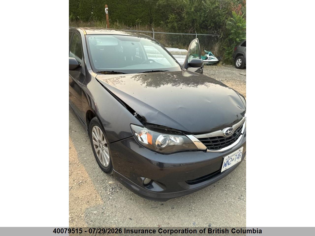 JF1GH62689H804272 · 2009 SUBARU IMPREZA 2.5I