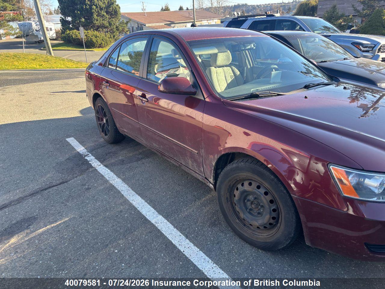 5NPET46C87H195915 · 2007 HYUNDAI SONATA GL/GLS