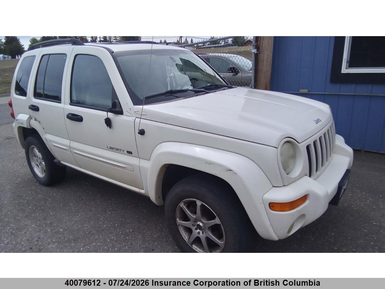 1J4GL58K53W543316 · 2003 JEEP LIBERTY LIMITED