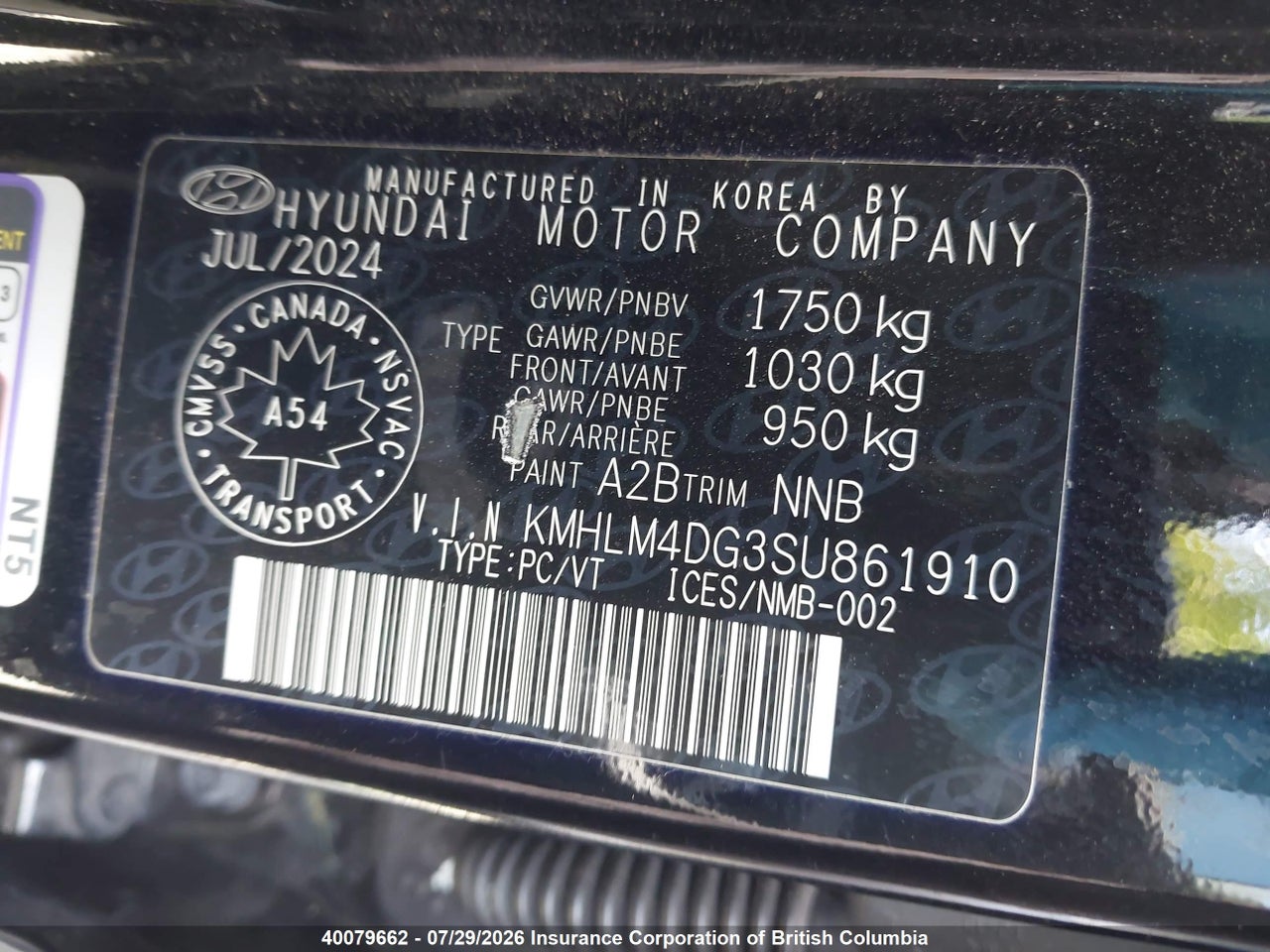 KMHLM4DG3SU861910 · 2025 HYUNDAI ELANTRA SEL SPORT · 9/23