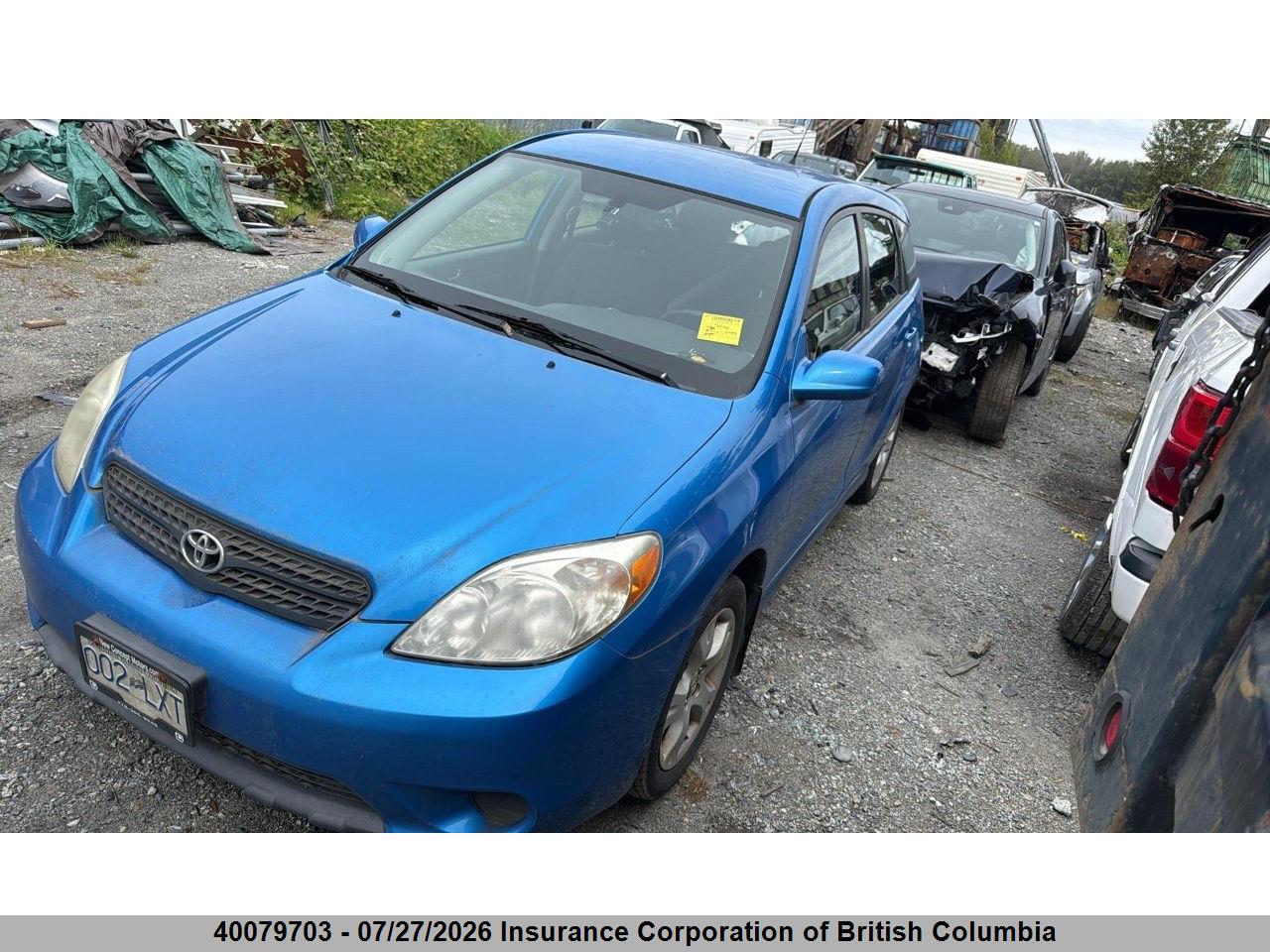 2T1KR32E27C656063 · 2007 TOYOTA COROLLA MATRIX XR