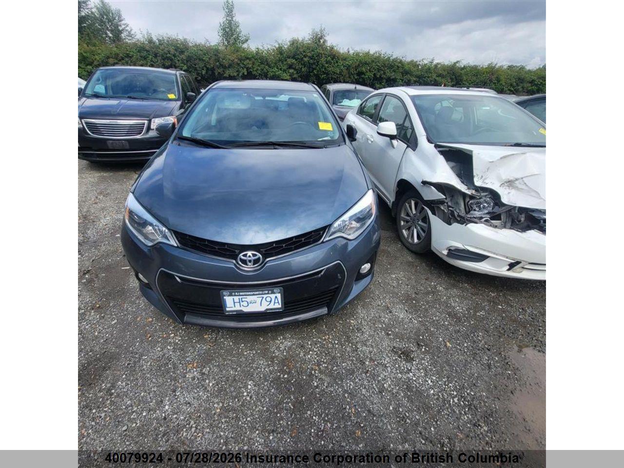 2T1BURHE2FC340542 · 2015 TOYOTA COROLLA L/LE/LE PLS/PRM/S/S PLS