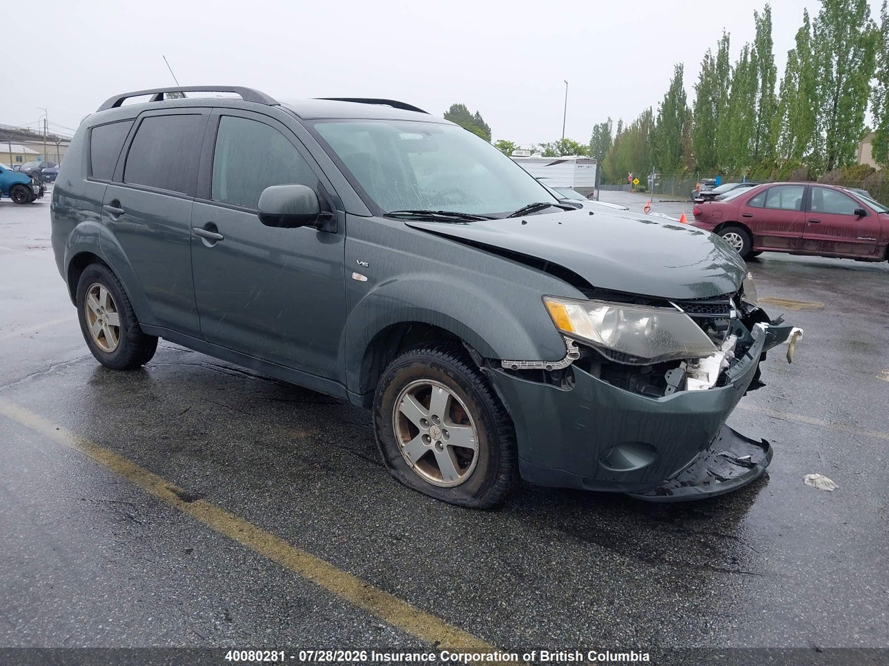JA4MT31X48Z601743 · 2008 MITSUBISHI OUTLANDER LS