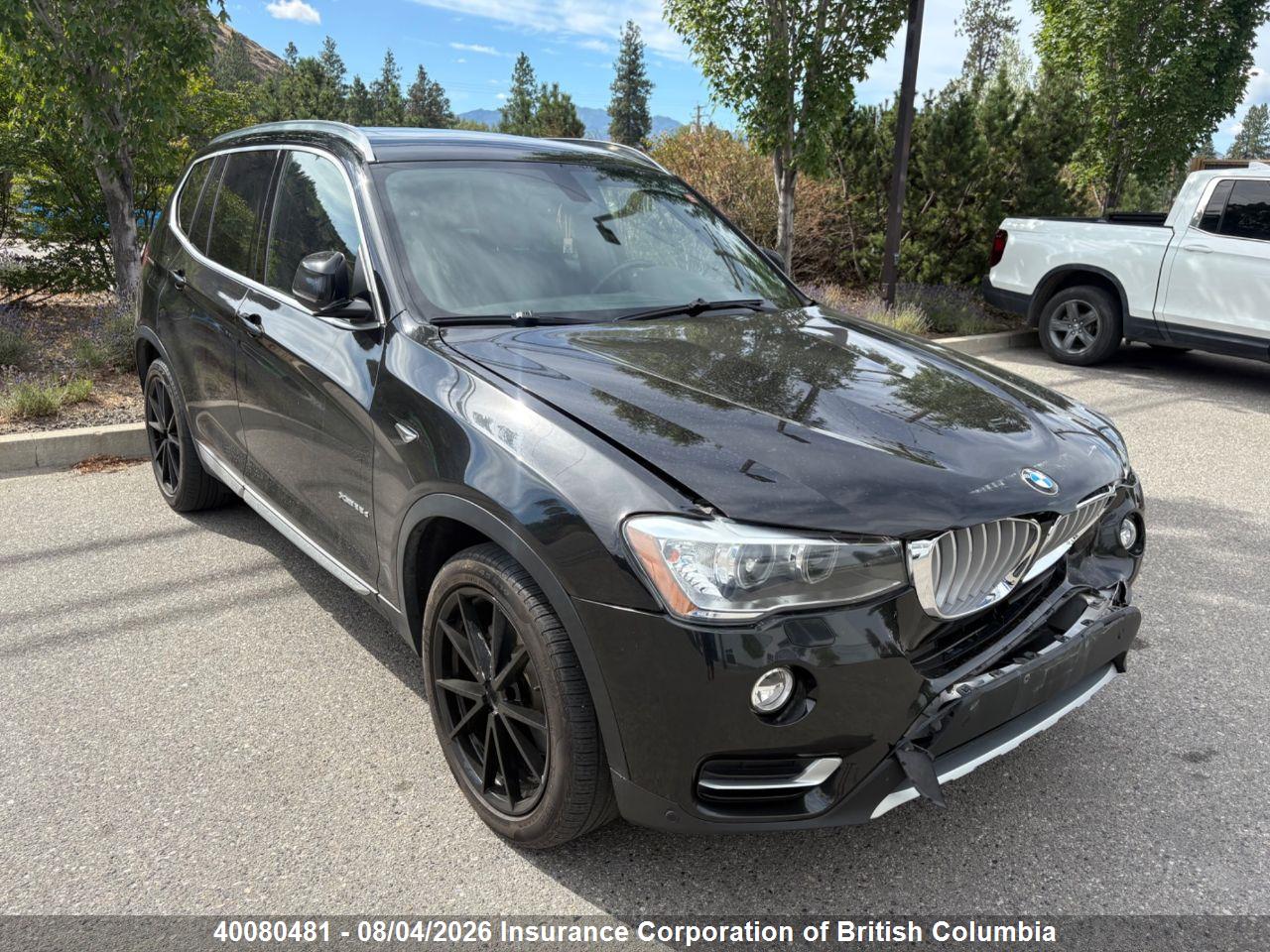 5UXWY3C56G0N87003 · 2016 BMW X3