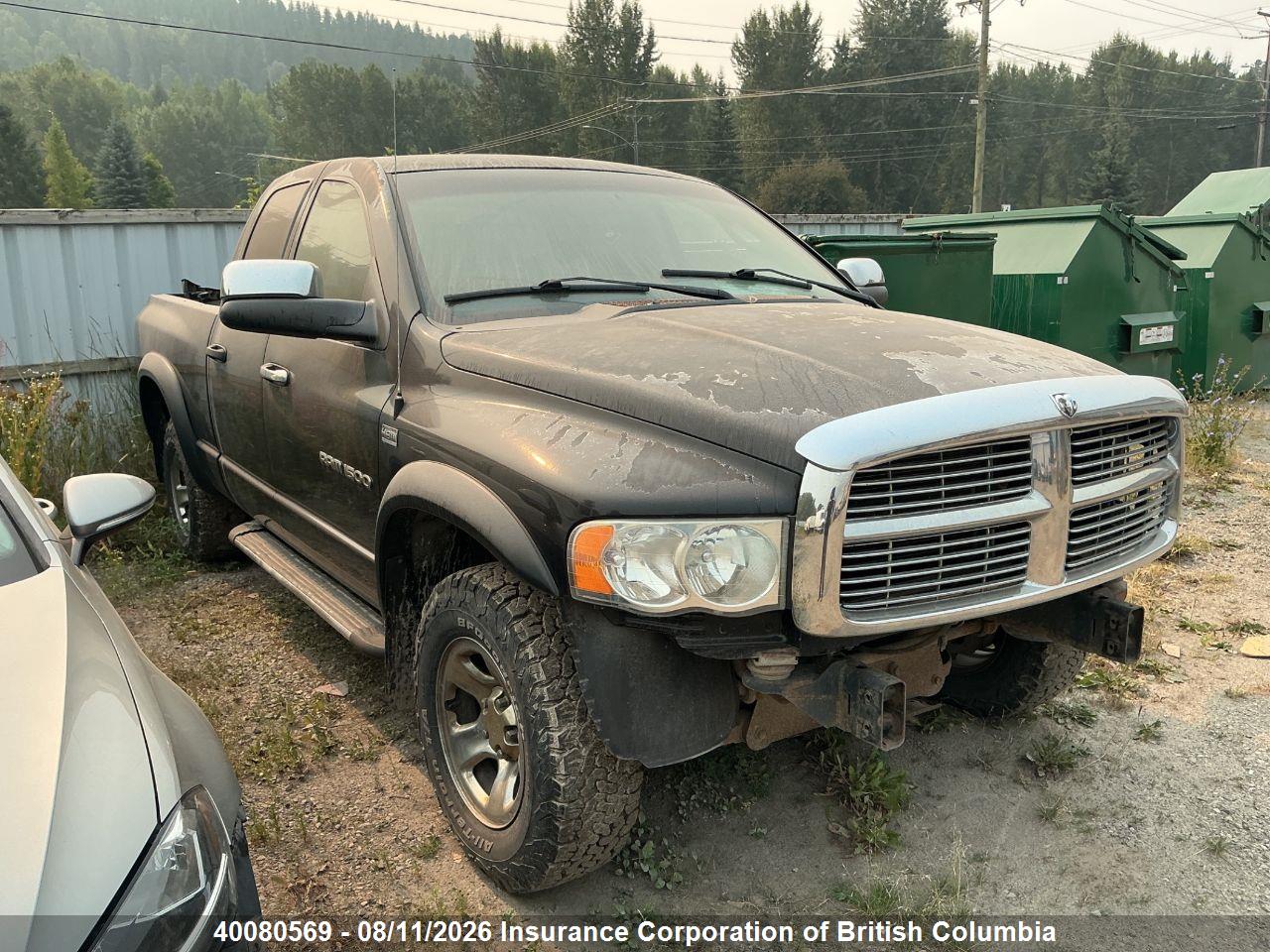 1D7HU18D33S299809 · 2003 DODGE RAM 1500 ST/SLT