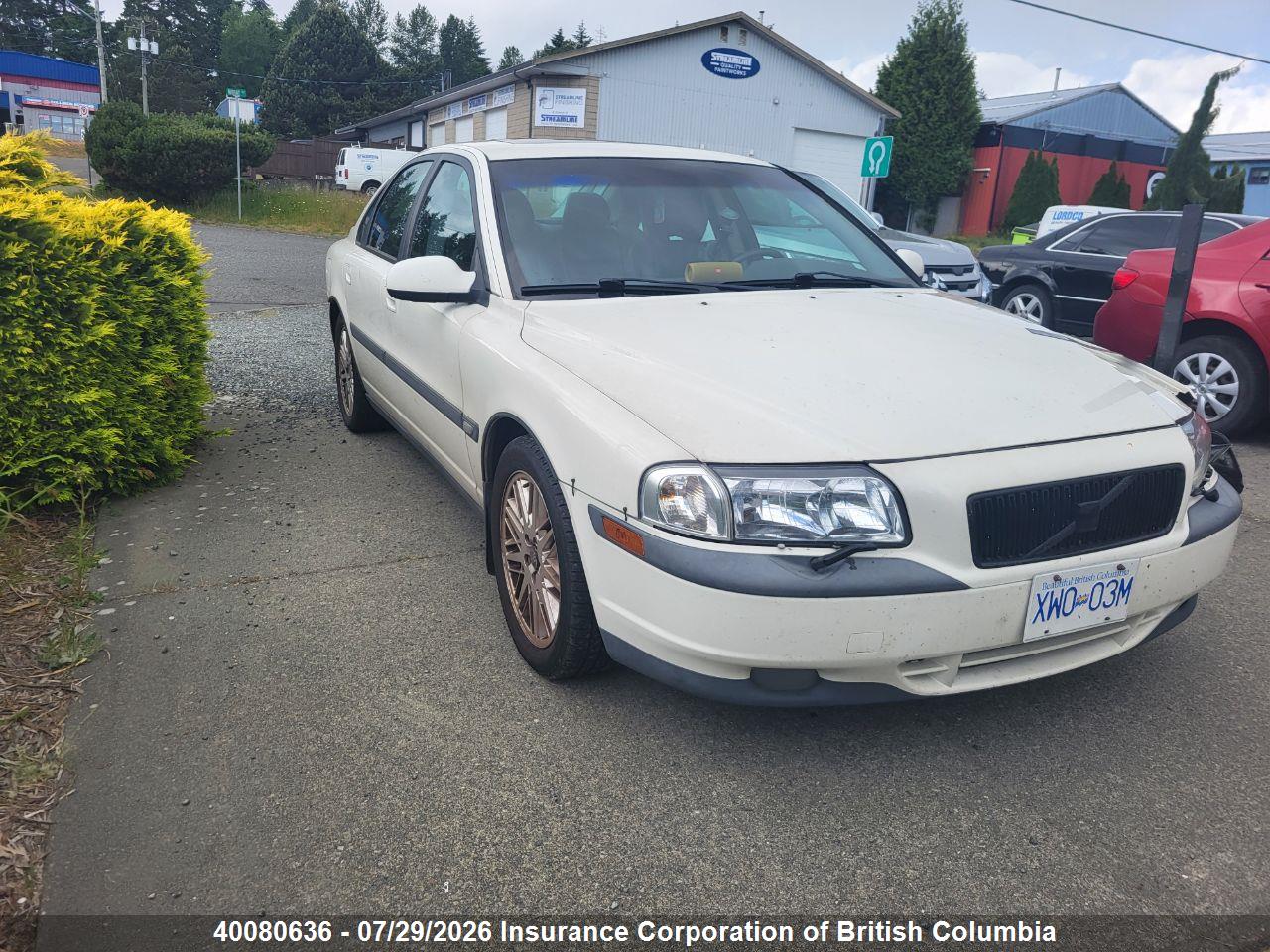 YV1TS90D6Y1091970 · 2000 VOLVO S80