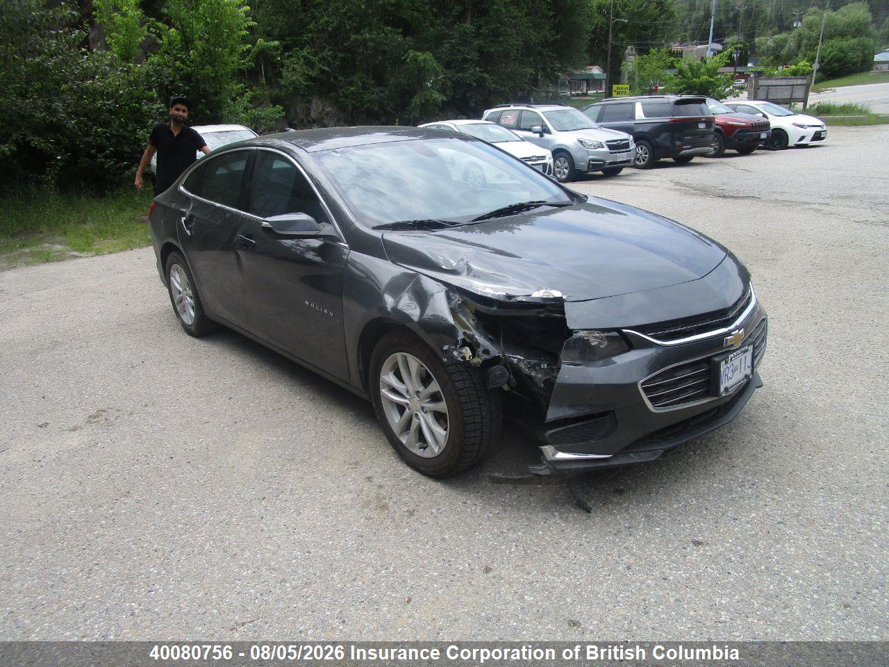 1G1ZE5ST3HF103167 · 2017 CHEVROLET MALIBU LT