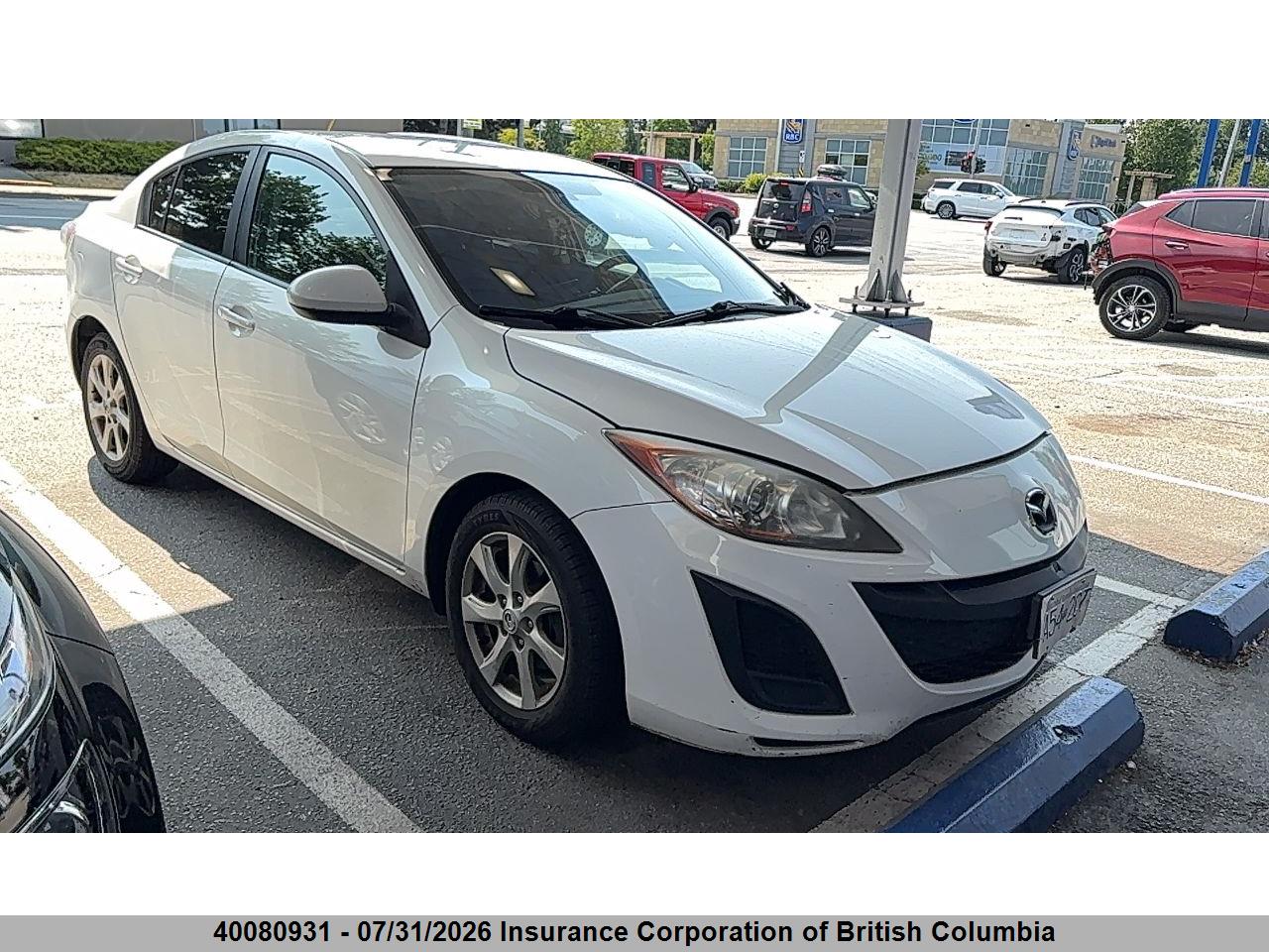 JM1BL1UF6B1435400 · 2011 MAZDA MAZDA3 GX