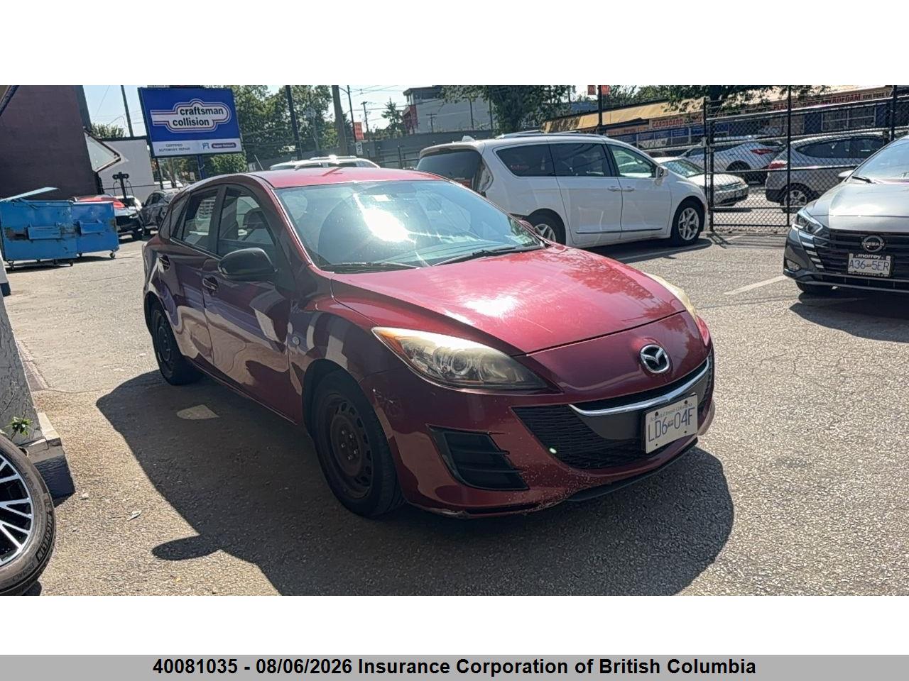 JM1BL1HF2A1167356 · 2010 MAZDA MAZDA3 GX