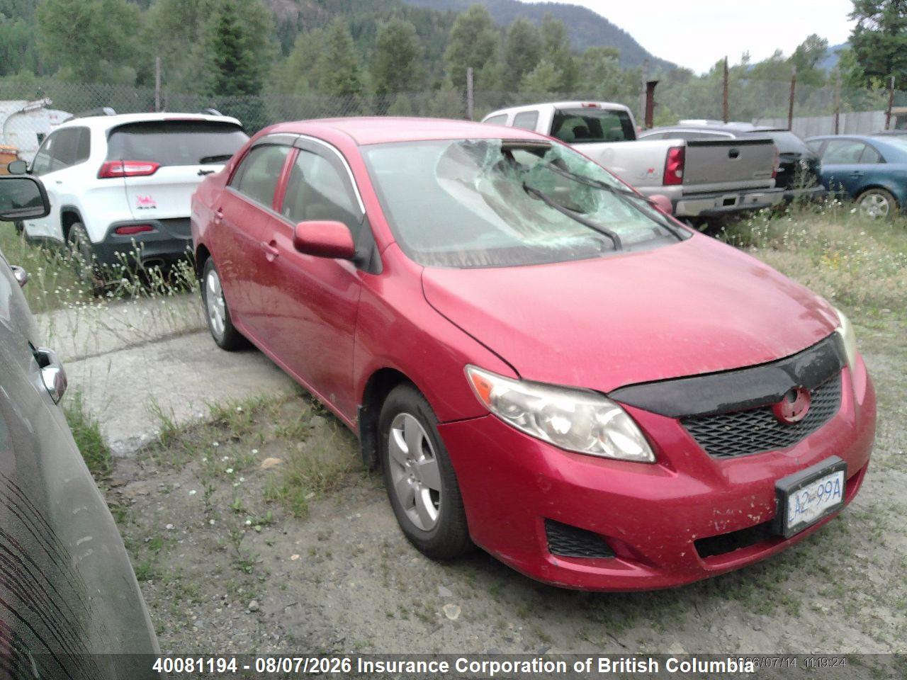 2T1BU40E89C008401 · 2009 TOYOTA COROLLA S/LE/XLE