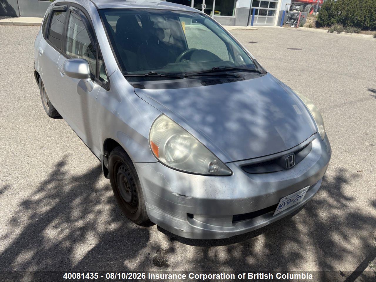 JHMGD38297S820231 · 2007 HONDA FIT