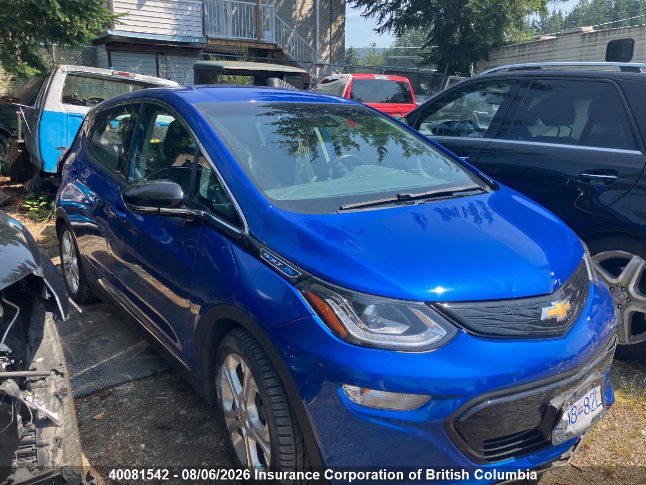 1G1FY6S05L4130848 · 2020 CHEVROLET BOLT EV LT