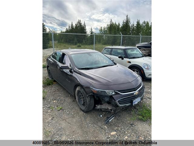 1G1ZE5ST0GF317161 · 2016 CHEVROLET MALIBU LT