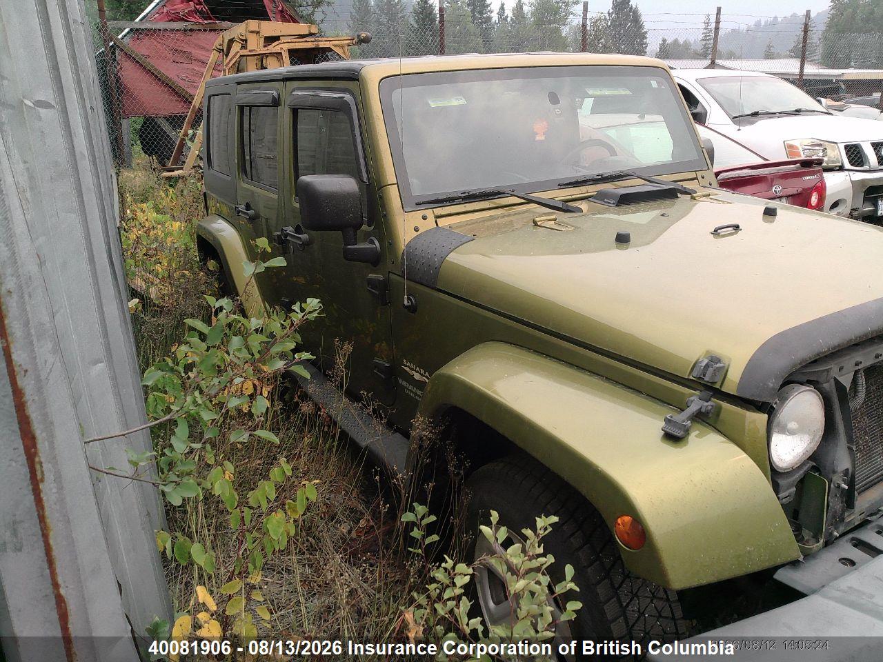1J4GA59188L633712 · 2008 JEEP WRANGLER UNLIMITED SAHARA