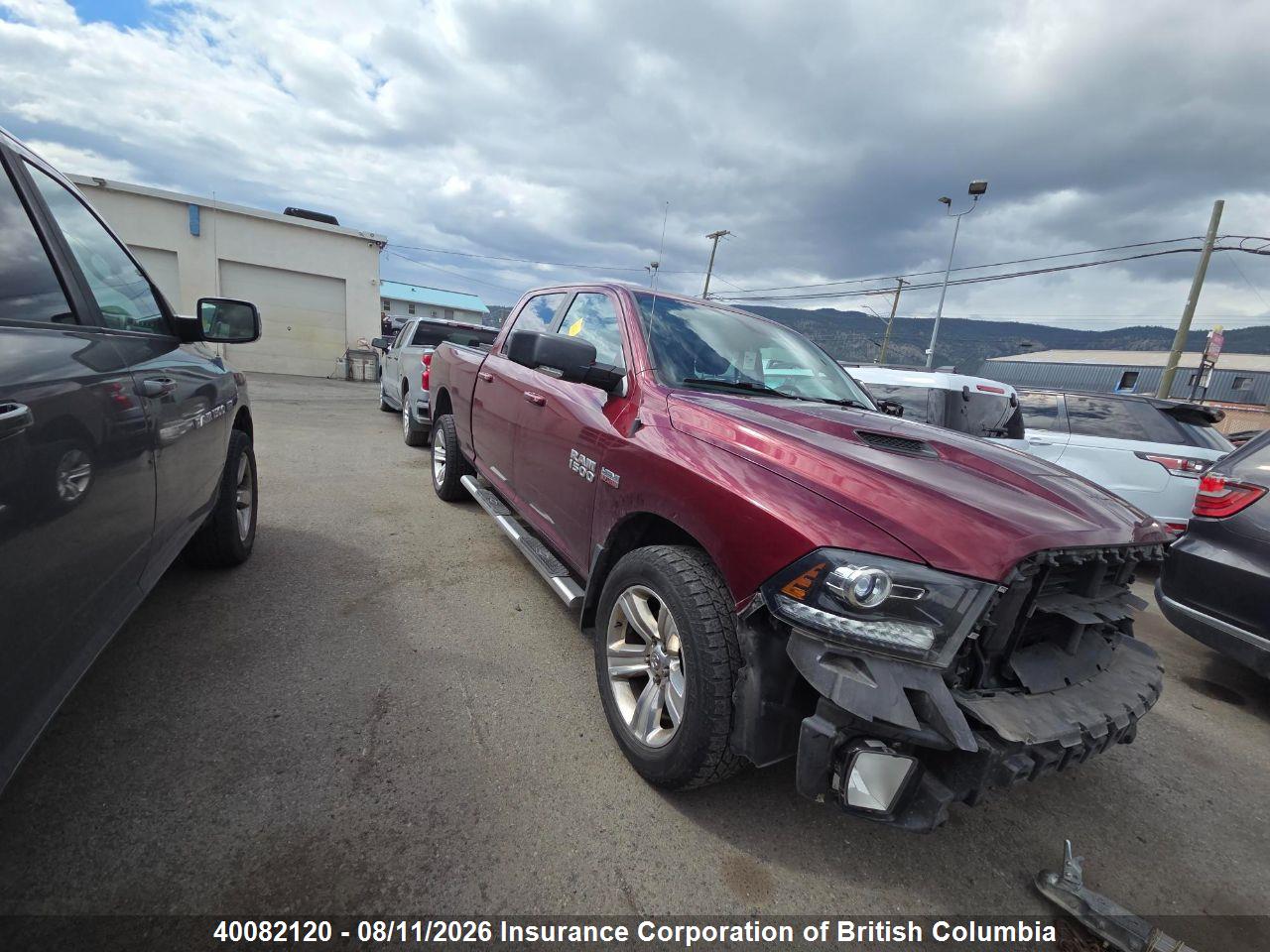 1C6RR7UT0GS416033 · 2016 RAM 1500 SPORT