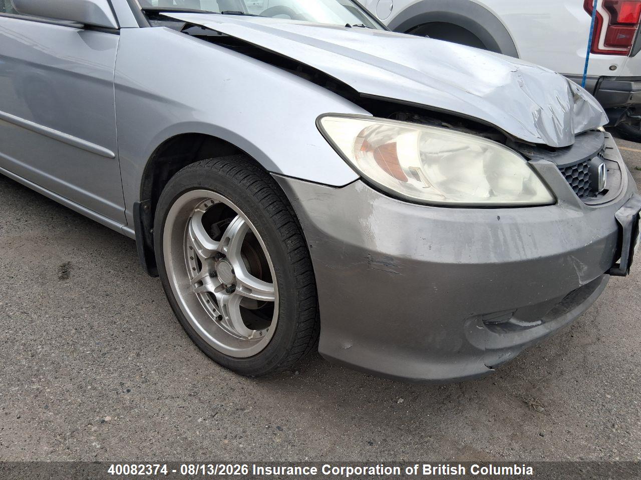 2HGES16834H922414 · 2004 HONDA CIVIC