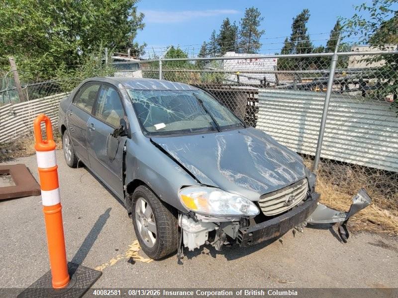 2T1BR32E33C708374 · 2003 TOYOTA COROLLA CE/LE/S