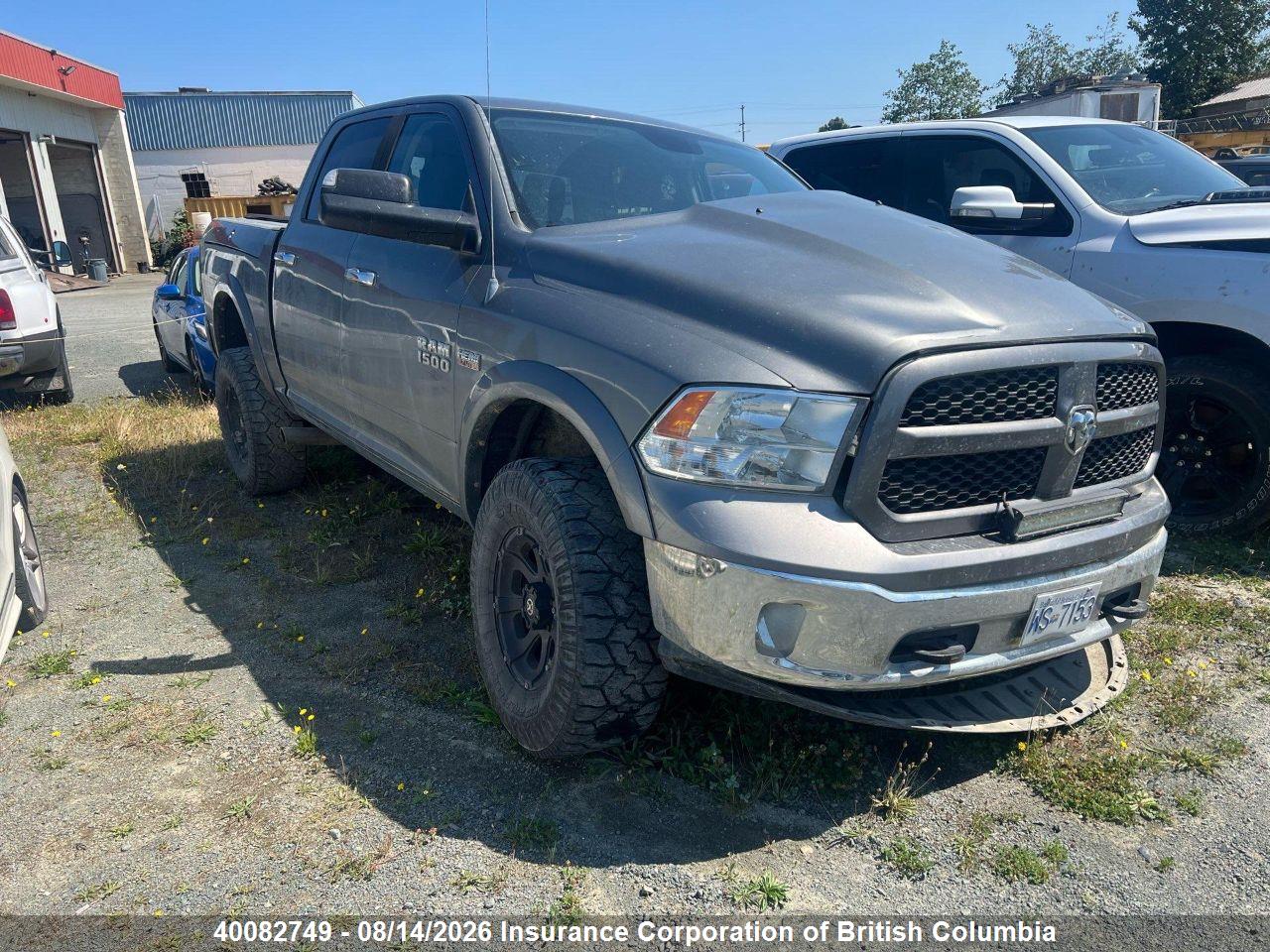 1C6RR7LT1DS552281 · 2013 RAM 1500 SLT