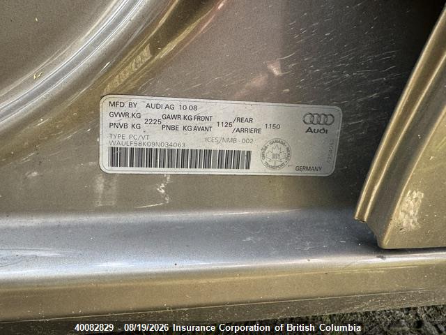 WAULF58K09N034063 · 2009 AUDI A4 · 7/17