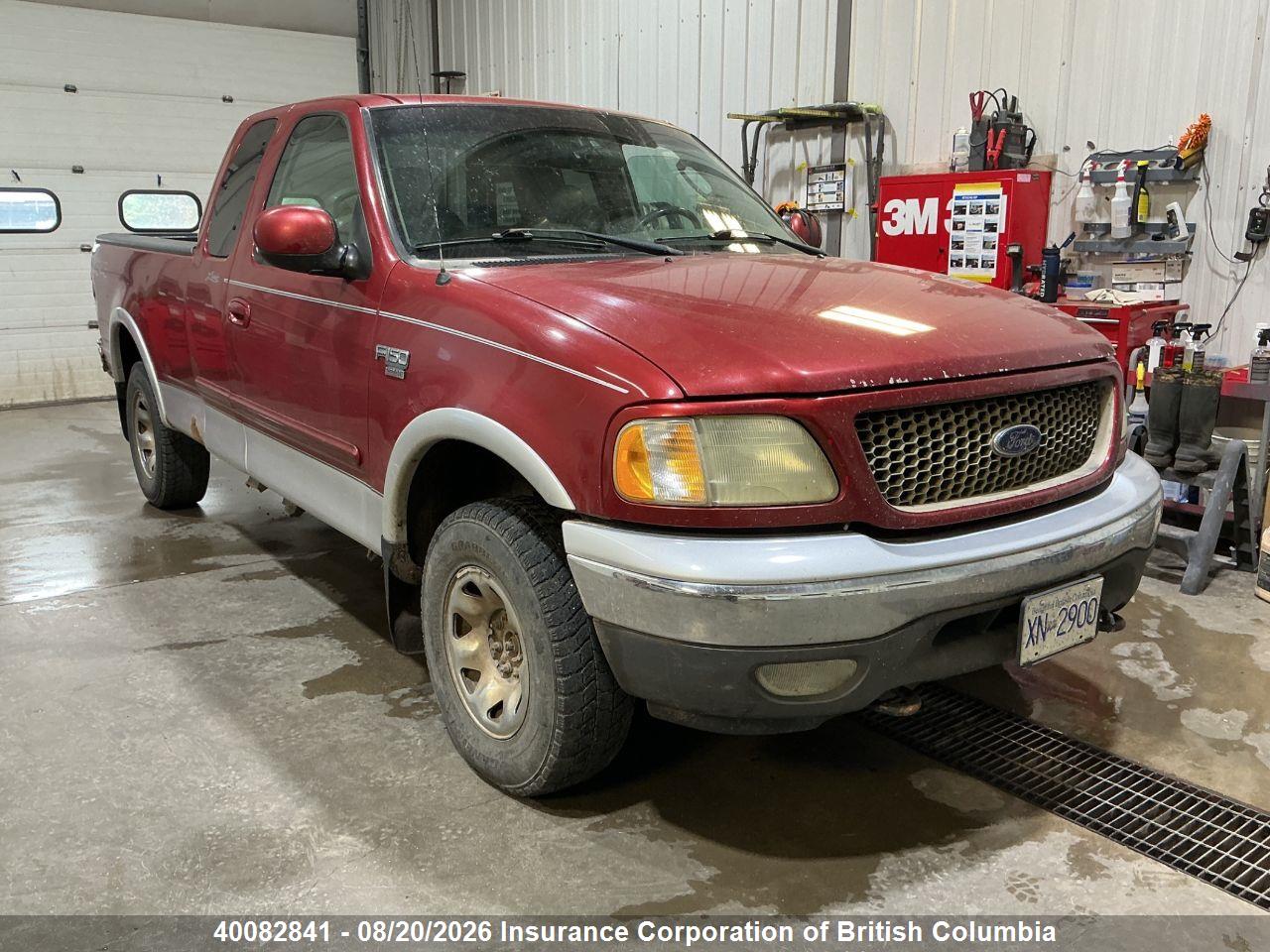 2FTPX18L82CA49277 · 2002 FORD F150