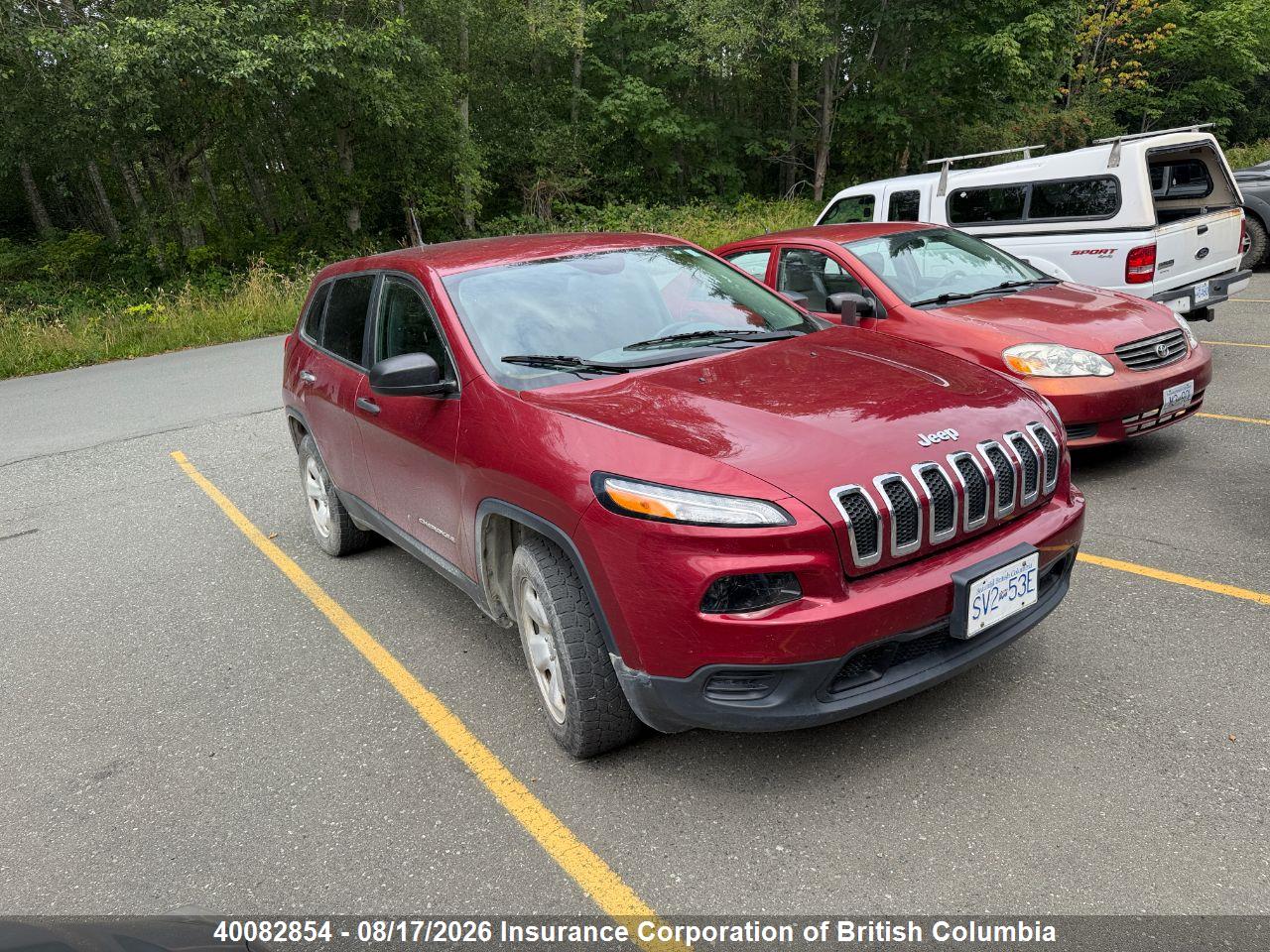 1C4PJMAB0GW345362 · 2016 JEEP CHEROKEE SPORT