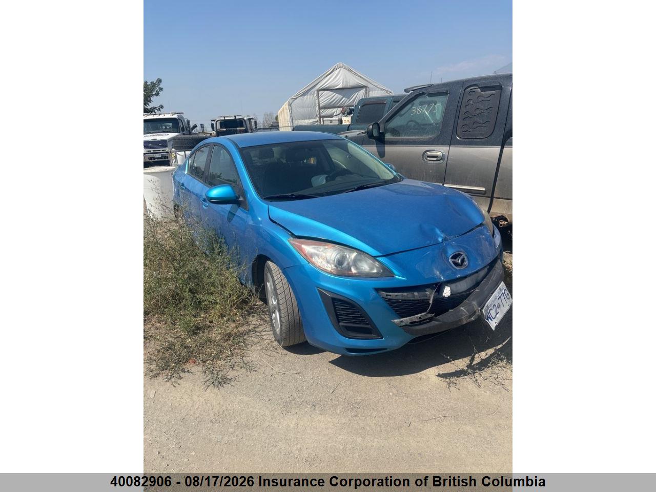 JM1BL1UF0B1445162 · 2011 MAZDA MAZDA3 GX