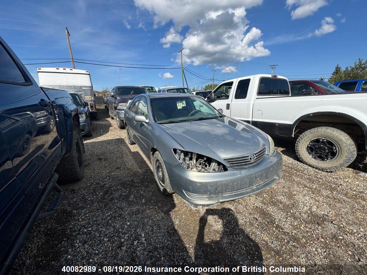 4T1BE32K75U985502 · 2005 TOYOTA CAMRY