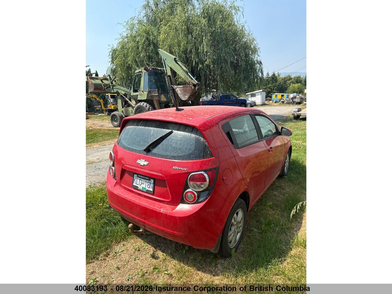 1G1JB6EH6C4149955 · 2012 CHEVROLET SONIC · 4/12