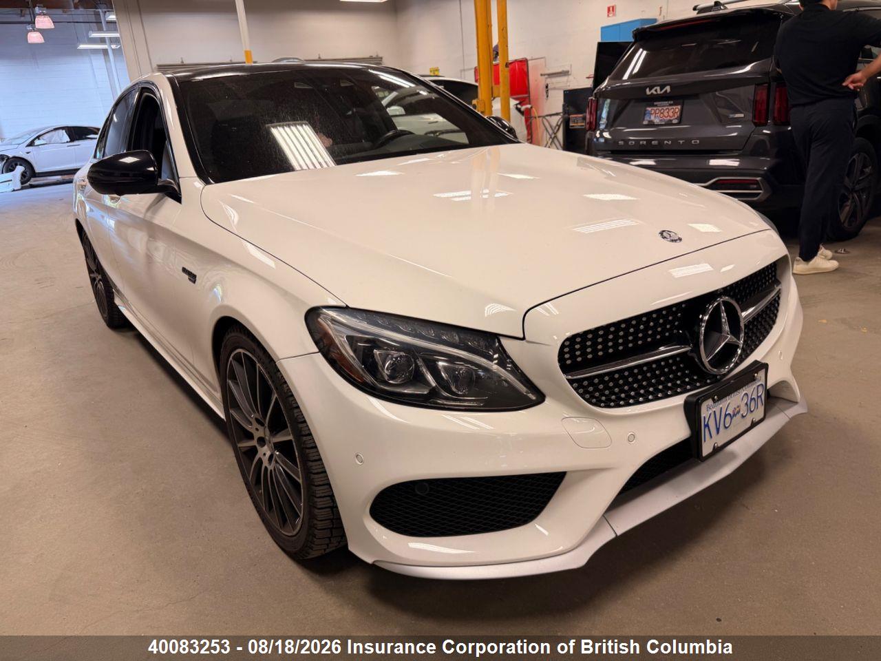 55SWF6EBXHU184980 · 2017 MERCEDES BENZ C 43 4MATIC AMG
