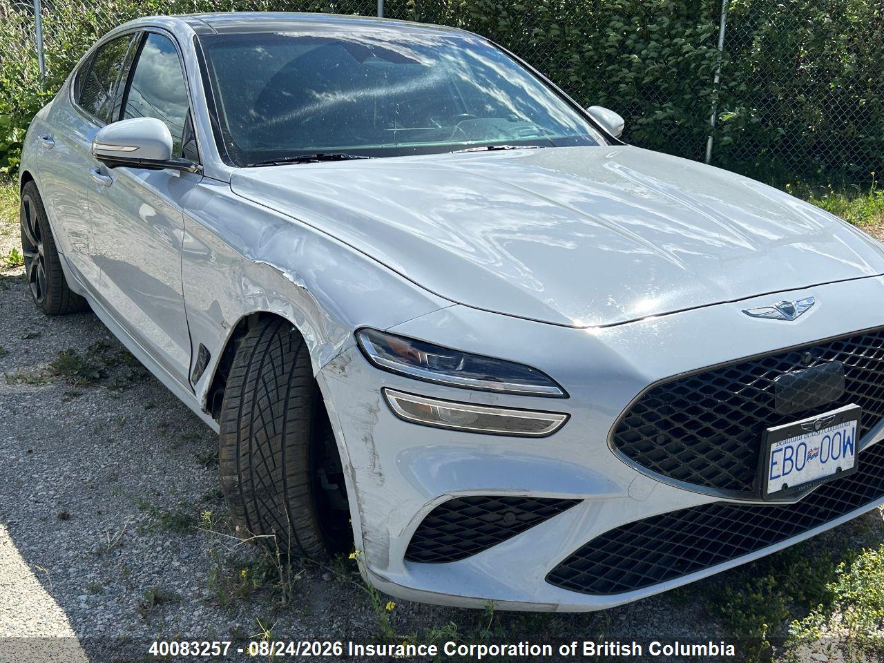 2022 GENESIS G70