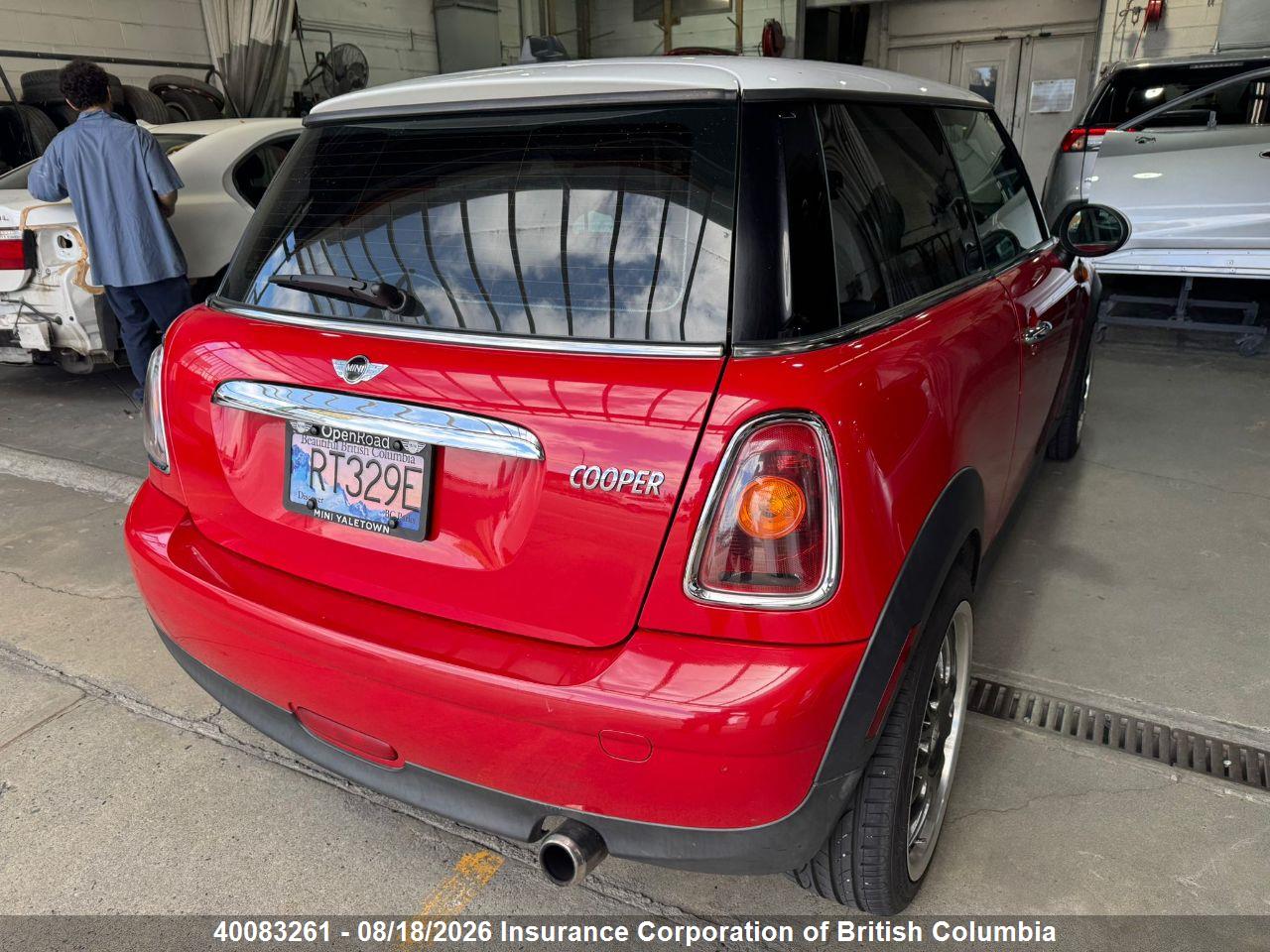 WMWMF33569TU70504 · 2009 MINI COOPER · 4/22