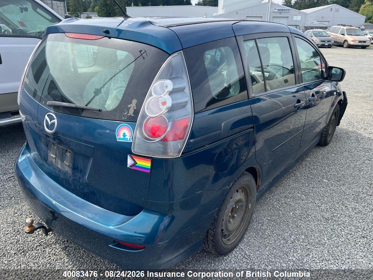 JM1CR193160107752 · 2006 MAZDA 5 · 4/22