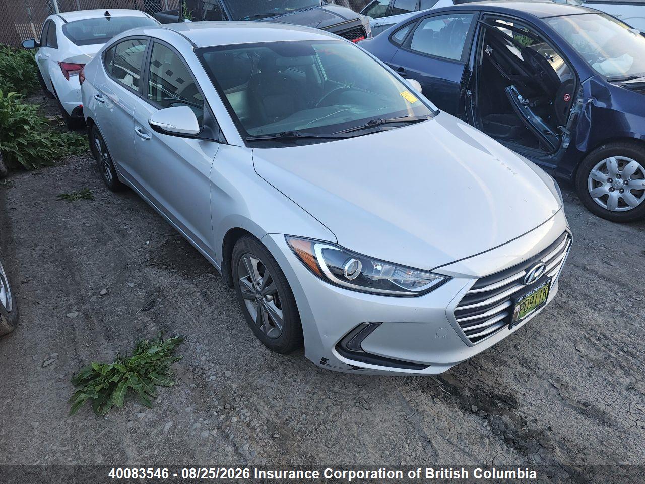 KMHD84LF2HU375891 · 2017 HYUNDAI ELANTRA SE/VALUE/LIMITED