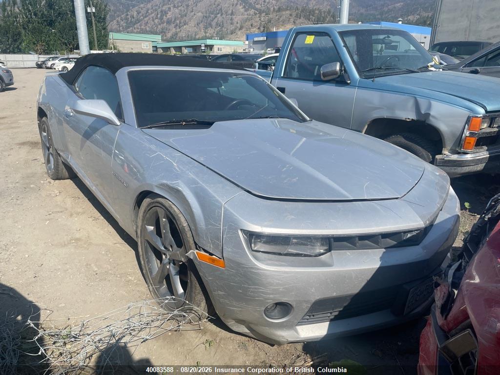 2G1FC3D33E9295351 · 2014 CHEVROLET CAMARO LT